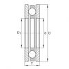 FAG Axial deep groove ball bearings - 4401