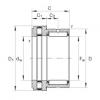 FAG Needle roller/axial cylindrical roller bearings - NKXR20-XL