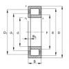 FAG Cylindrical roller bearings - NUP206-E-XL-TVP2