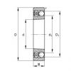 FAG Self-aligning ball bearings - 1208-K-TVH-C3