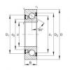 FAG Axial angular contact ball bearings - BSB4072-2Z-SU