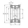 FAG Axial deep groove ball bearings - 54207 + U207