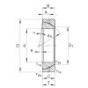 FAG Angular contact spherical plain bearings - GE25-SX