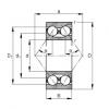 FAG Angular contact ball bearings - 3314