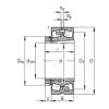 FAG Spherical roller bearings - 23120-E1A-XL-K-M + H3120