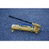 ENERPAC P-80 HYDRAULIC HAND PUMP 10,000PSI MAX W/ FEMALE COUPLER &amp; HANDLE #1 small image
