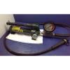 Simplex P22 2 Stage Hydraulic Pump w/ 6&#039; Enerpac Hose Gauge Gauge Adaptor NICE!