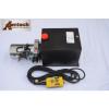 12V Single Acting Hydraulic Power unit, 10 Liter Metal Tank, Dump Tipper Trailer #1 small image