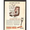 1950 Print Advertisement AD Federal Mogul Oil Control Bearings Self Control #1 small image
