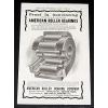 1903 OLD MAGAZINE PRINT AD, AMERICAN ROLLER BEARINGS ARE SUPERIOR TO ALL OTHERS! #1 small image