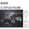 1pcs R2A-2Z 1/8&#034;x1/2&#034;x0.172&#034; english inch Bearing Miniature Ball Radial Bearings #1 small image
