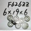 1pc F626ZZ 6x19x6 Flanged 6*19*6 mm F624Z Miniature Ball Radial Bearing F626 ZZ