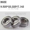 10pcs R6 ZZ 3/8&#034; x 7/8&#034;x 9/32&#034; inch Bearing Miniature Ball Radial Bearings R6ZZ