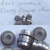 1pc F623ZZ 3x10x4 Flanged 3*10*4 mm F623Z Miniature Ball Radial Bearing F623 ZZ