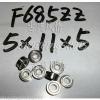 1pc F685ZZ 5x11x5 Flanged 5*11*5 mm F685Z Miniature Ball Radial Bearing F685 ZZ