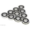 10 Flanged 6x10 Sealed 6x10x3 Miniature Deep Groove Radial Ball Bearings