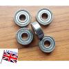 608-ZZ 8X22X7MM SILVER SEALED DEEP GROOVE BALL BEARING METALSPARE PART RADIAL5pc #1 small image