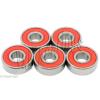 5 Bearings 6203-2RS Electric Motor Sealed Ball Bearing