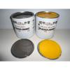 Volvo Excavator Yellow &amp; Grey Gloss paint 1 Litre Tins #3 small image