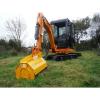 New mini excavator flail head digger hedge cutter. fits 0.9-3T diggers.