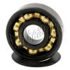 16 inline Skate Sealed Bearing Bronze Cage Black Ball Bearings Rolling #2 small image