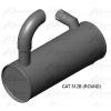 Caterpillar Parts Excavator - Exhaust - Silencer - Muffler - Cat 312B (ROUND)