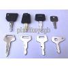 8 PLANT &amp; TRACTOR KEYS - JCB - CASE - CAT - HITACHI - TAKEUCHI - KOMATSU