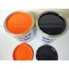 Hitachi Zaxis Digger Orange &amp; Cab Dark Grey Gloss paint 1 Litre Tins #1 small image