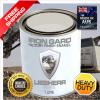 IRON GARD 1L Enamel Paint LIEBHERR WHITE Excavator Auger Loader Bucket Tracks