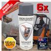 6x IRON GARD Spray Paint HITACHI GREY Excavator Dozer Loader Bucket Attachment #1 small image