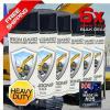 6x IRON GARD Spray Paint LIUGONG BLACK Crane Excavator Skid Dozer Loader Truck