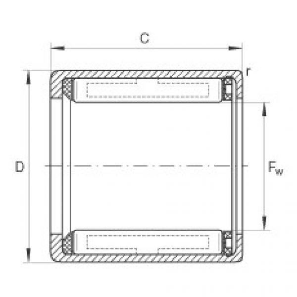 FAG Drawn cup roller clutches - HF0812 #1 image