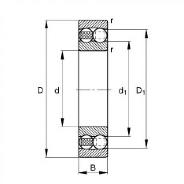 FAG Self-aligning ball bearings - 1201-TVH #1 image