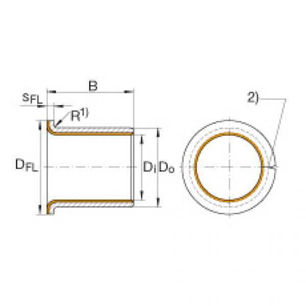 FAG Flanged bushes - EGF10070-E40-B #1 image