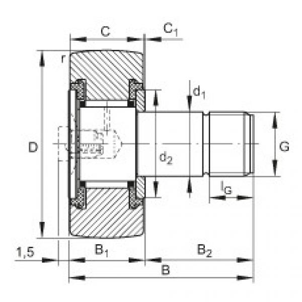 FAG Stud type track rollers - KR19-PP #1 image