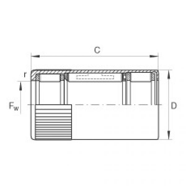 FAG Drawn cup roller clutches - HFL0822-R #1 image