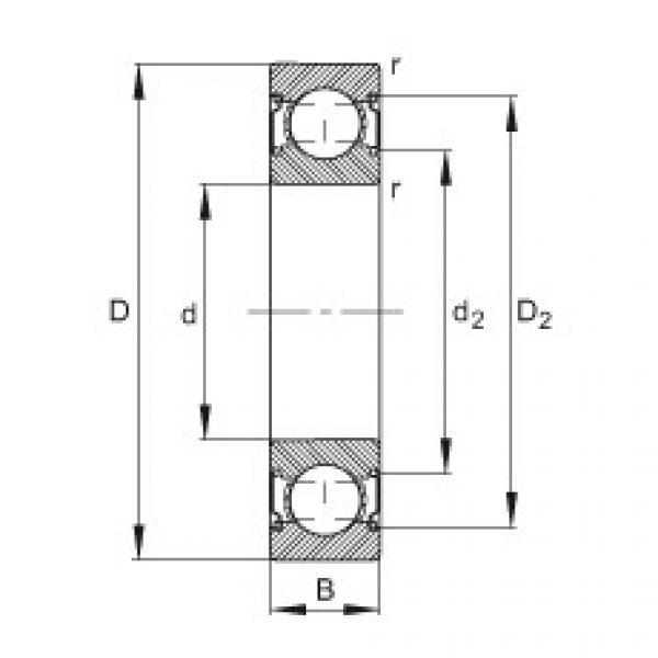 FAG Deep groove ball bearings - 6000-C-2Z #1 image