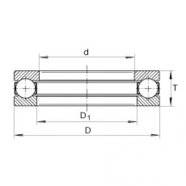 FAG Axial deep groove ball bearings - 1004 #1 image