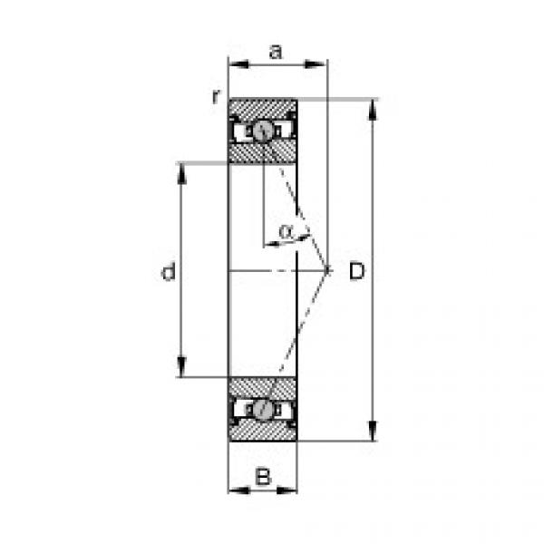 FAG Spindle bearings - HCS7009-E-T-P4S #1 image