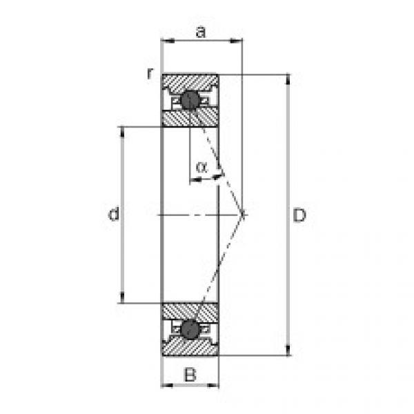 FAG Spindle bearings - HC7017-E-T-P4S #1 image