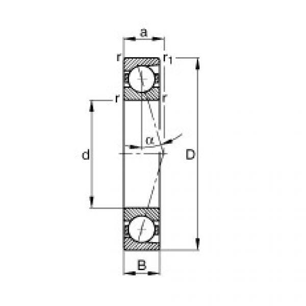 FAG Spindellager - B7003-C-T-P4S #1 image