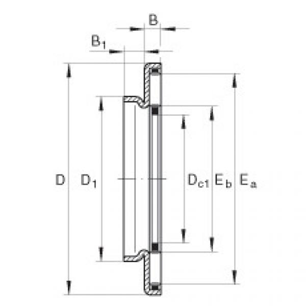 FAG Axial needle roller bearings - AXW17 #1 image