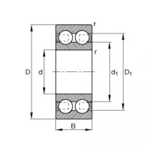 FAG Deep groove ball bearings - 4203-B-TVH #1 image