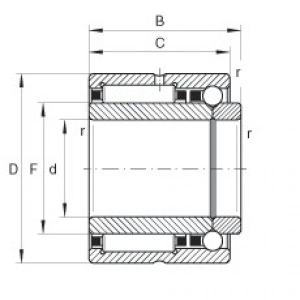 FAG Nadel-Schr&auml;gkugellager - NKIB5903-XL #1 image