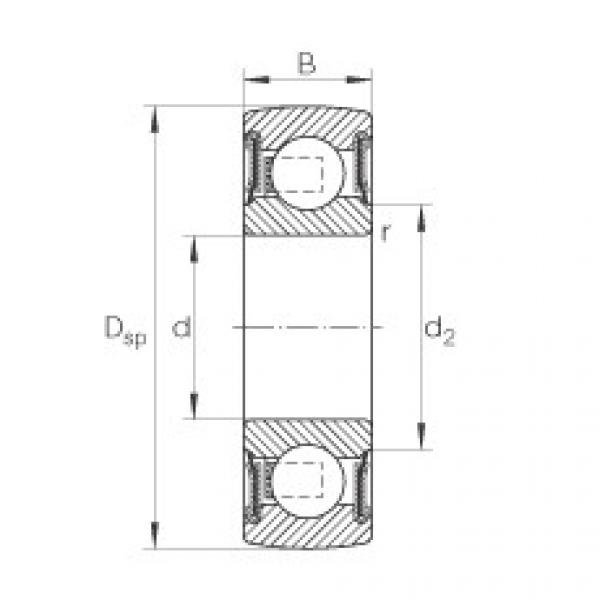 FAG Self-aligning deep groove ball bearings - 204-XL-NPP-B #1 image