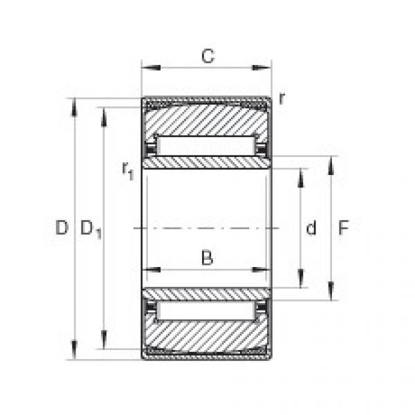 FAG Aligning needle roller bearings - PNA22/44-XL #1 image