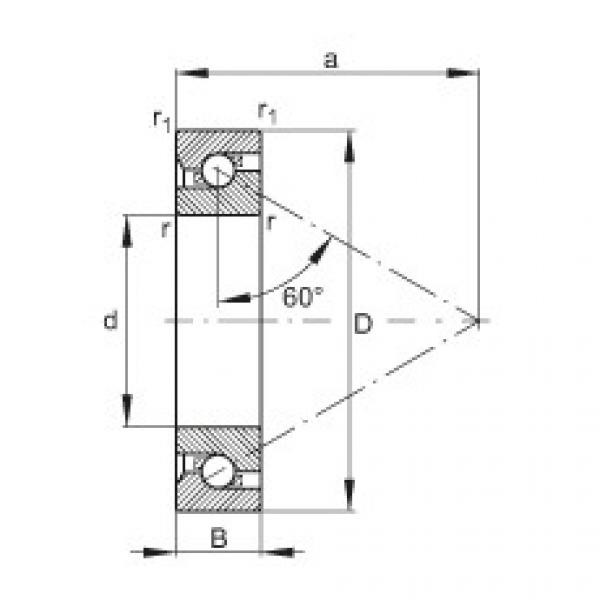 FAG Axial angular contact ball bearings - BSB045100-T #1 image