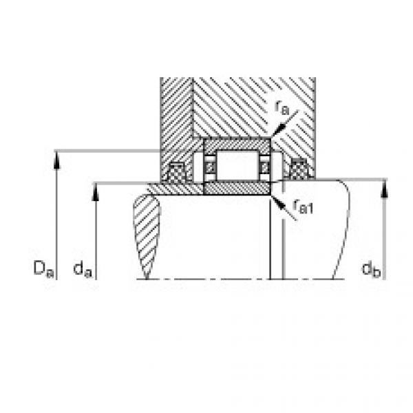 FAG Cylindrical roller bearings - NU1005-XL-M1 #3 image