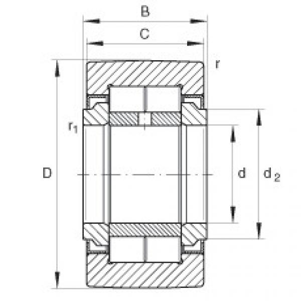 FAG Yoke type track rollers - NUTR17 #1 image