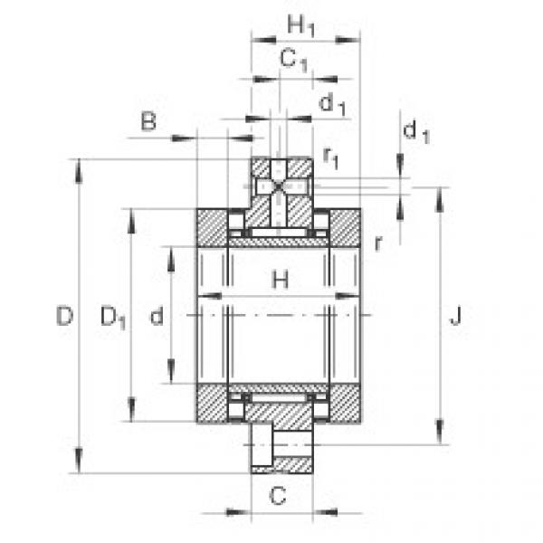 FAG Nadel-Axial-Zylinderrollenlager - ZARF60150-TV #1 image